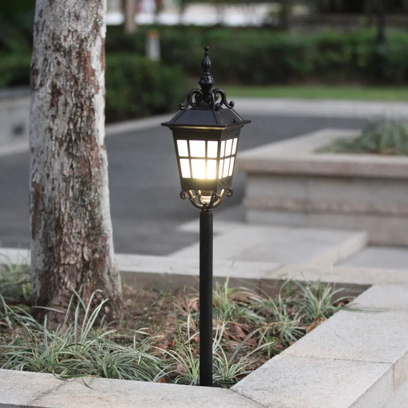 Lampe à gazon extérieure en aluminium porche jardin étanche réglable parc décoration cour pelouse paysage IP54 lumières pelouse lumière