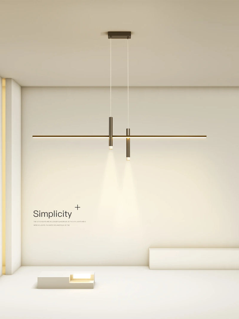 lustre led minimaliste nordique créatif simple et moderne