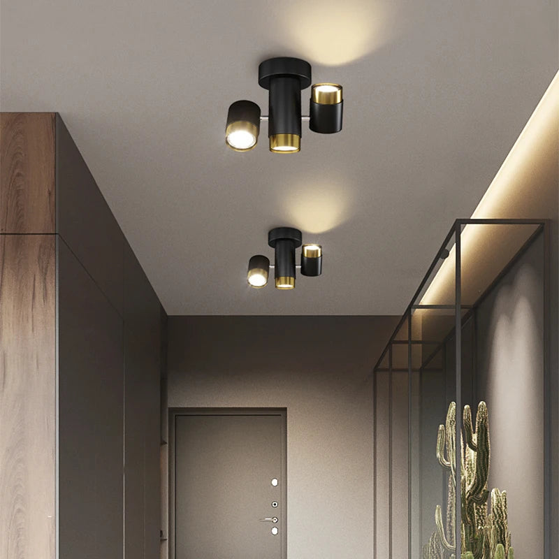 Plafonnier LED nordique éclairage intérieur spot vestiaire chambre salon couloir cuisine décoration de la maison plafonniers