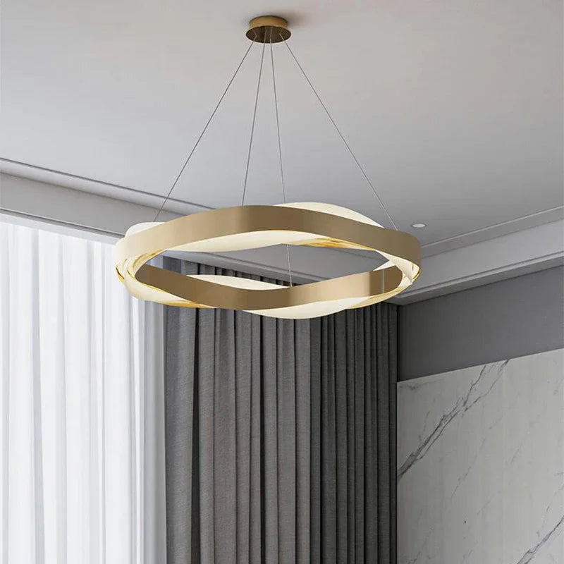 Lustre LED suspendu au design moderne