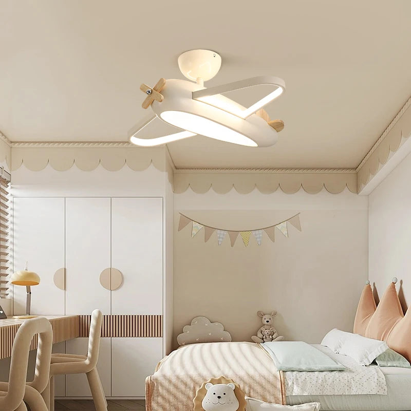 plafonnier protection des yeux led pour chambre d'enfant