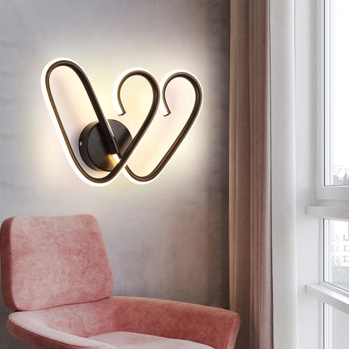 Applique murale led minimaliste éclairage d'allée intérieur décoratif