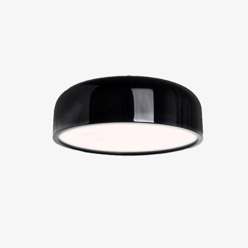 Plafonnier design arrondi LED laqué Round