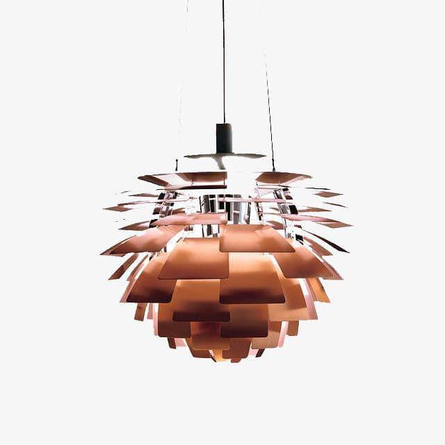 Suspension design colorée en forme de fleur à pétales