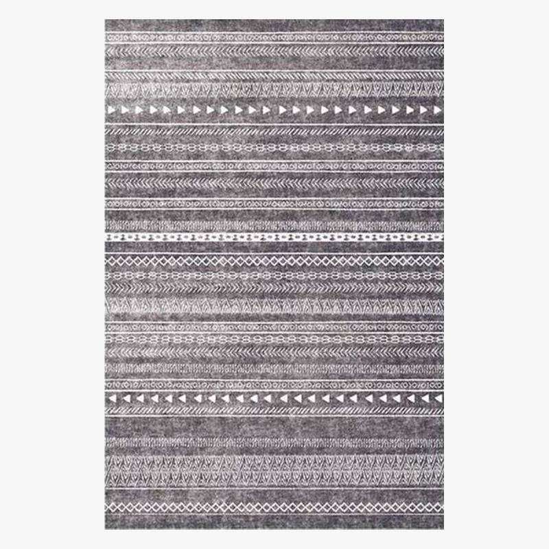 Tapis rectangle aux formes géométriques Floor D