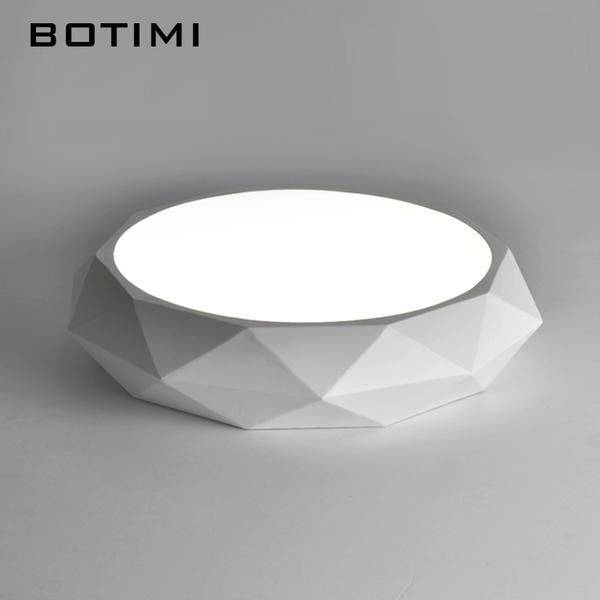 Plafonnier design LED géométrique diamant