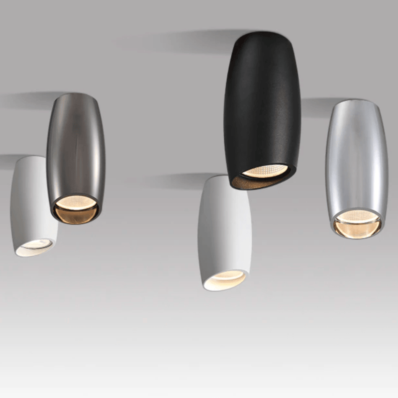 Spot moderne LED allongé aux bords arrondis Loft