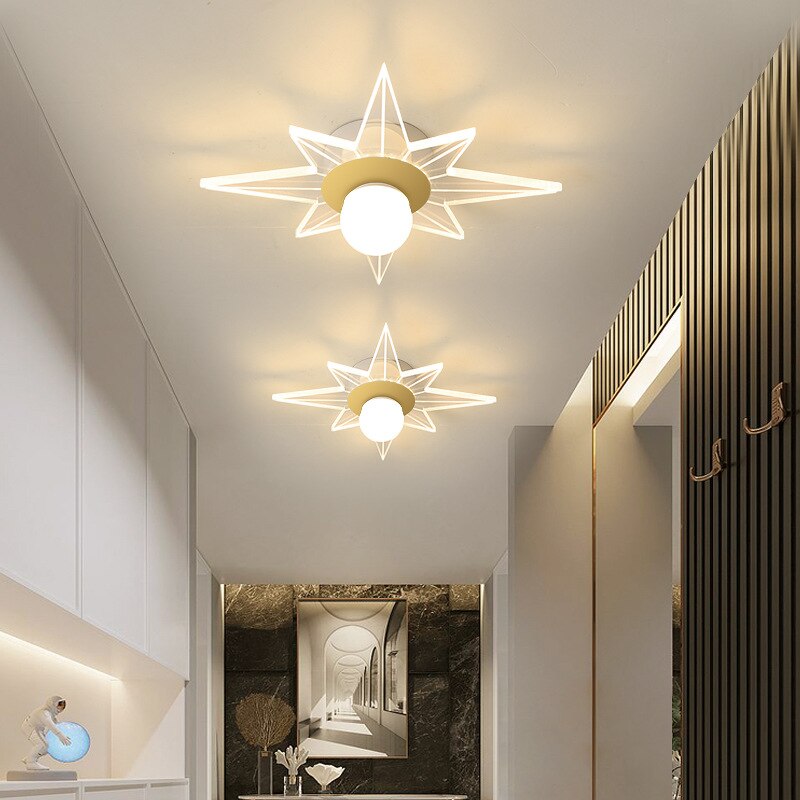 Plafonnier moderne LED en forme d'étoile Majesty