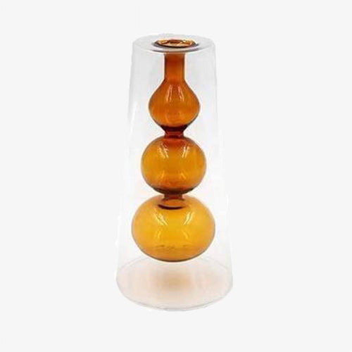 Vase en verre design aux couleurs style Creative