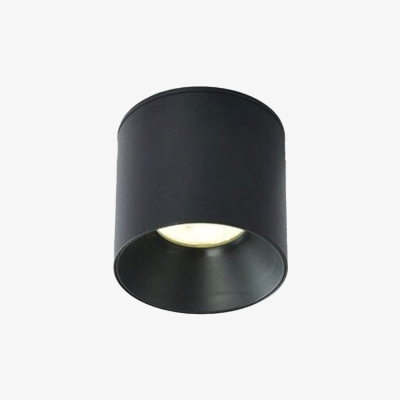 Spot moderne LED cylindrique et métallique Miya