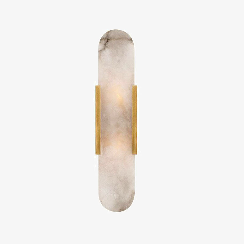 Applique murale design cylindrique effet marbre Aïda
