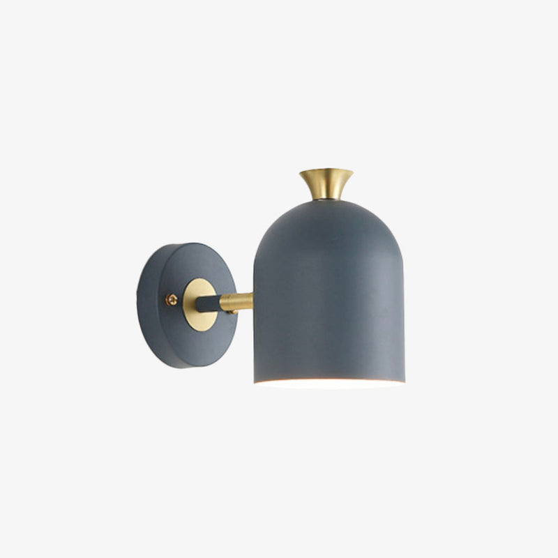 Applique murale LED abat-jour arrondi orientable de couleur Deco