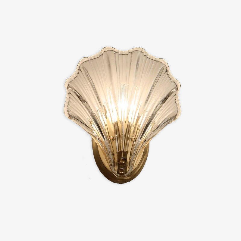 Applique murale moderne LED en forme de coquillage ShellyMax