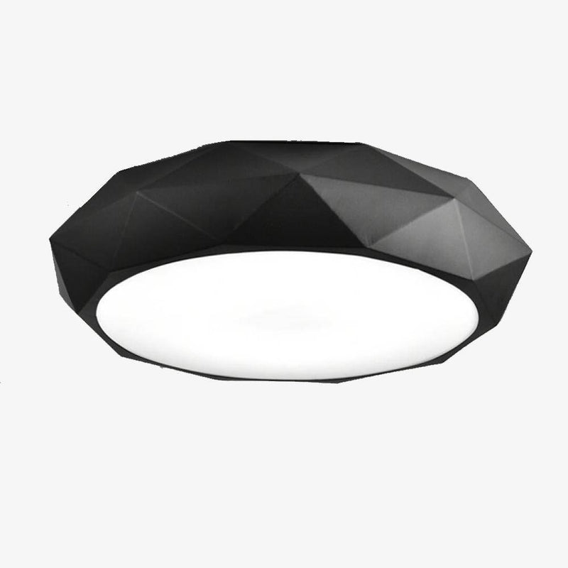 Plafonnier design LED géométrique diamant