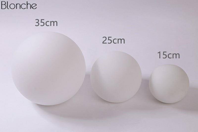 Applique murale LED boule en verre Loft