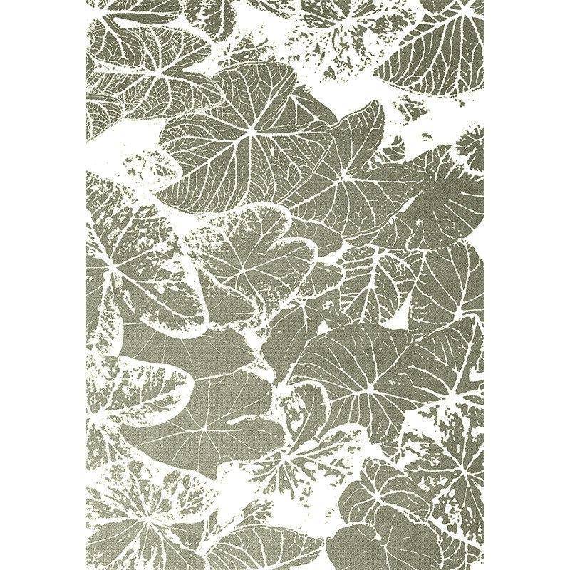 Tapis rectangle design dessins de feuilles colorés Soft