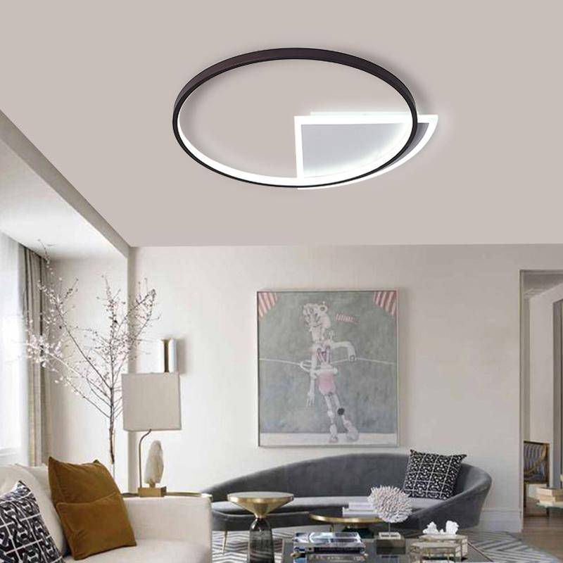 Plafonnier LED moderne rond Study