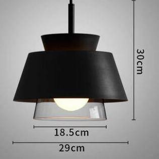 Suspension design à LED avec abat-jour en métal coloré Fly