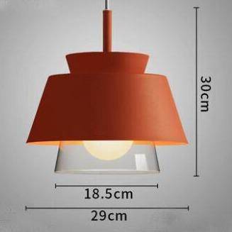 Suspension design à LED avec abat-jour en métal coloré Fly