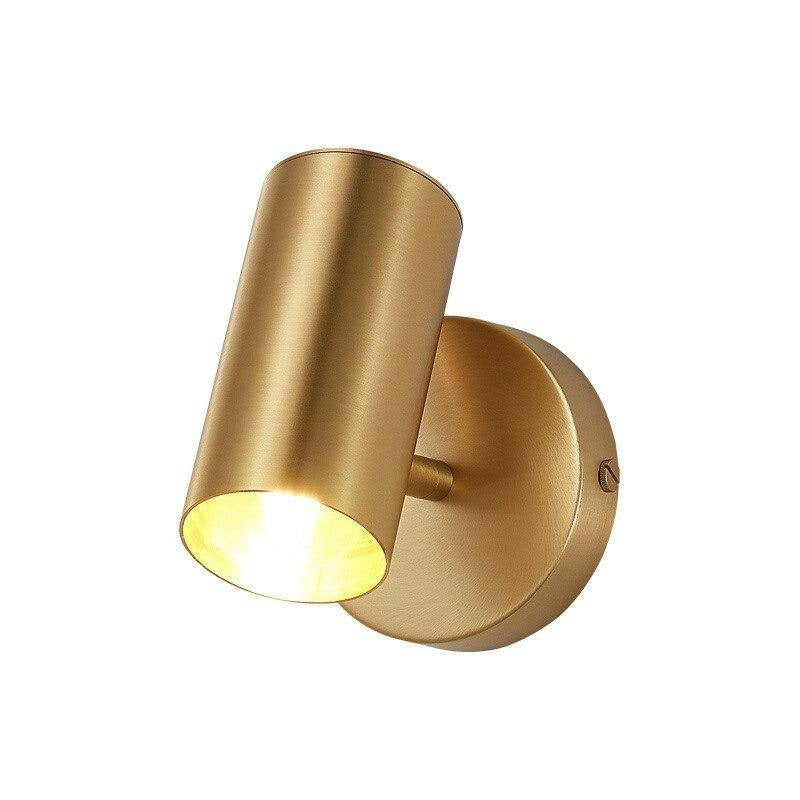 Applique murale spot dirigeable à LED doré