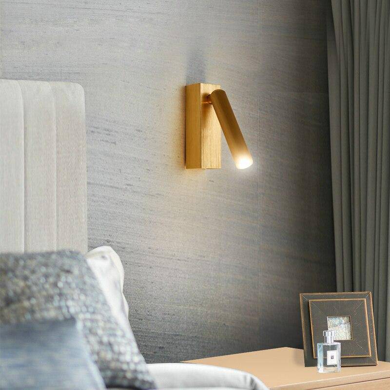 Applique murale design à LED en métal avec cylindre style Hotel