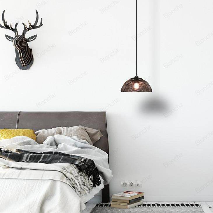 Suspension rétro LED en métal style industriel Hang