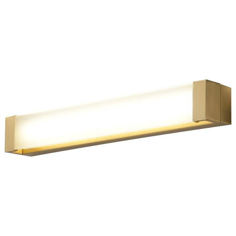Applique murale à LED en métal doré pour miroir Luxury