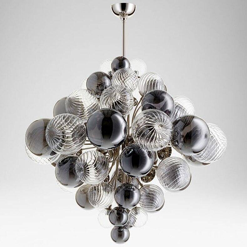 Suspension design LED avec plusieurs boules en verre Ball