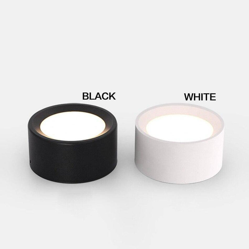 Spot rond à LED avec finitions modernes en aluminium