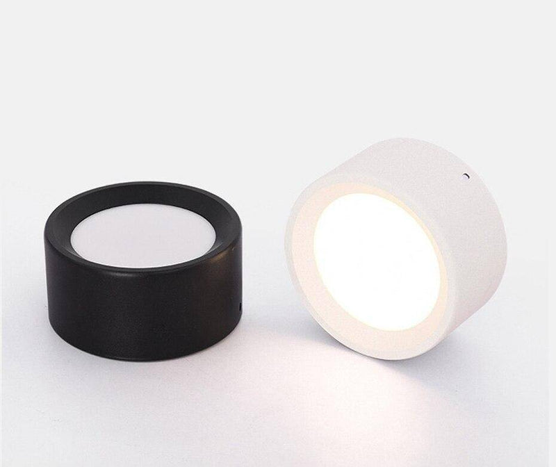 Spot rond à LED avec finitions modernes en aluminium