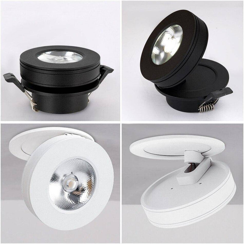 Spot encastré rond LED avec orientation 360