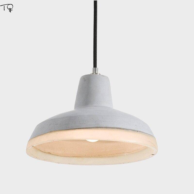 Suspension design à LED avec abat-jour en ciment Creative Loft