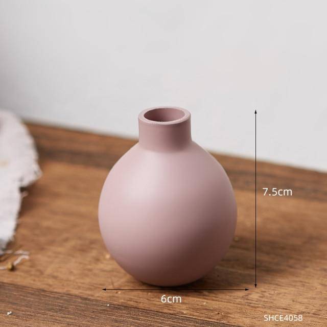 Vase design en céramique colorée Creative