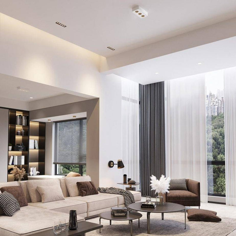 Spot rectangulaire moderne LED double Light