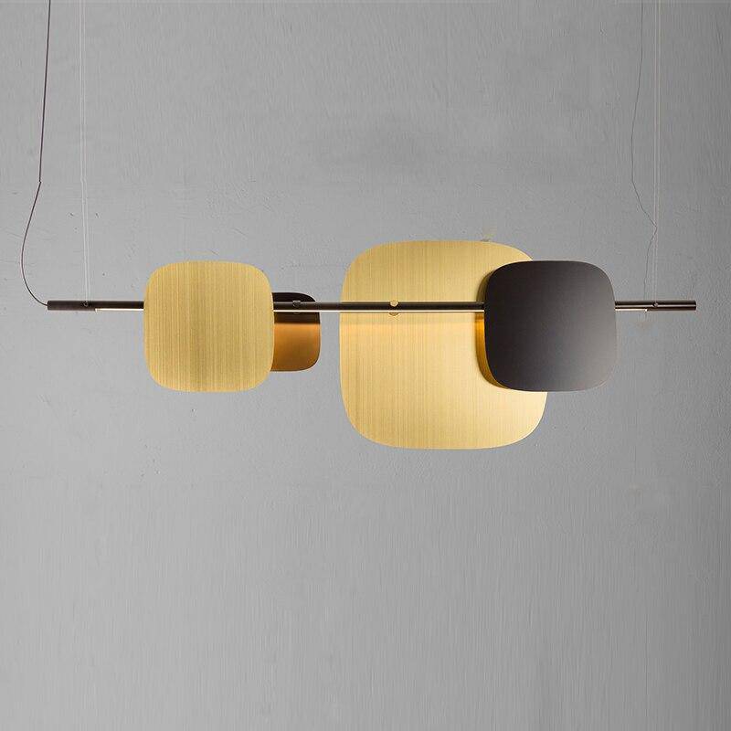 Applique murale design à LED avec plusieurs carrés arrondi en métal Loft