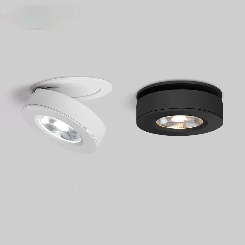 Spot encastré rond LED avec orientation 360