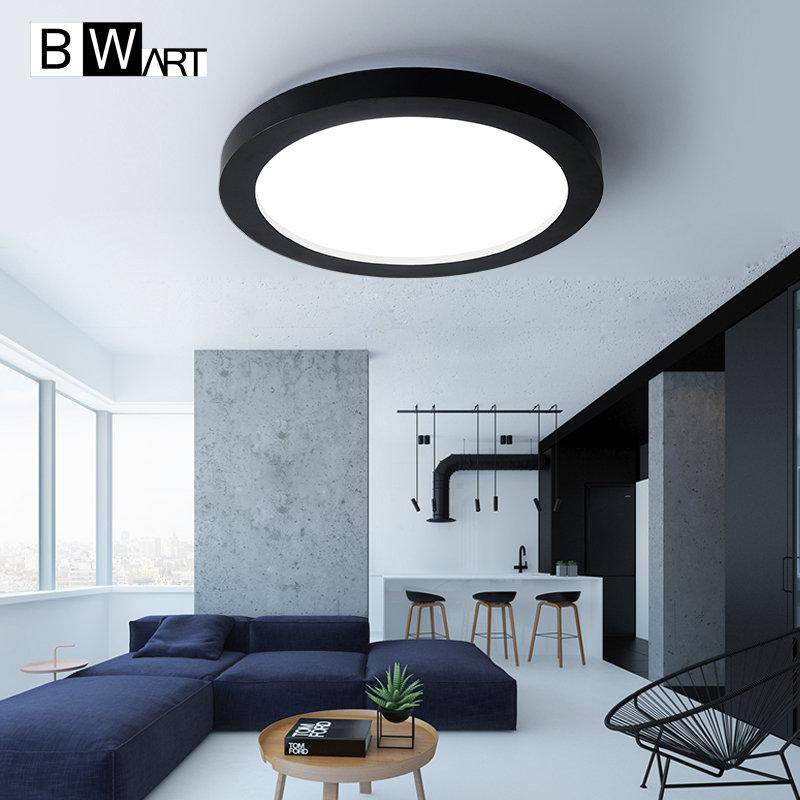 Plafonnier rond avec bordure de couleur Bwart
