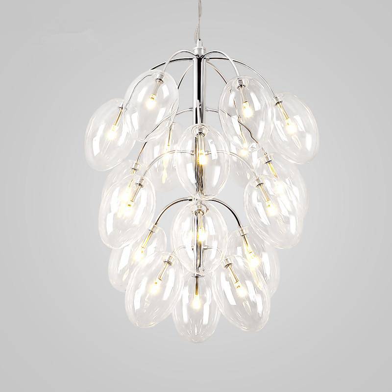 Suspension design avec boules de verre Cafe