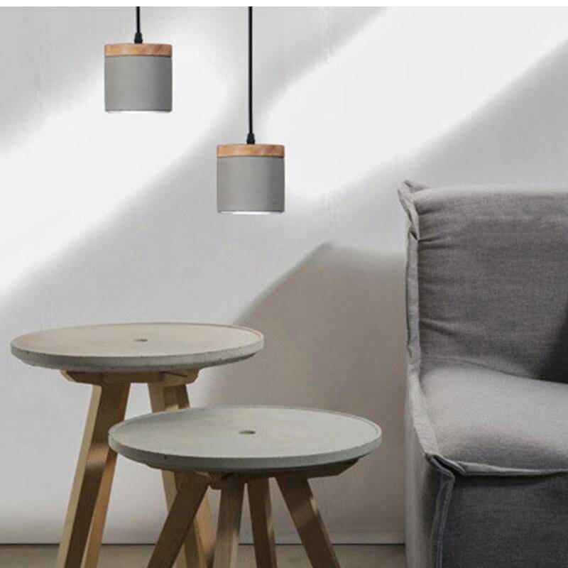 Suspension design LED rétro grise Settember