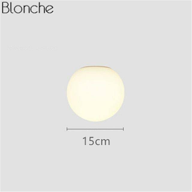 Applique murale LED boule en verre Loft