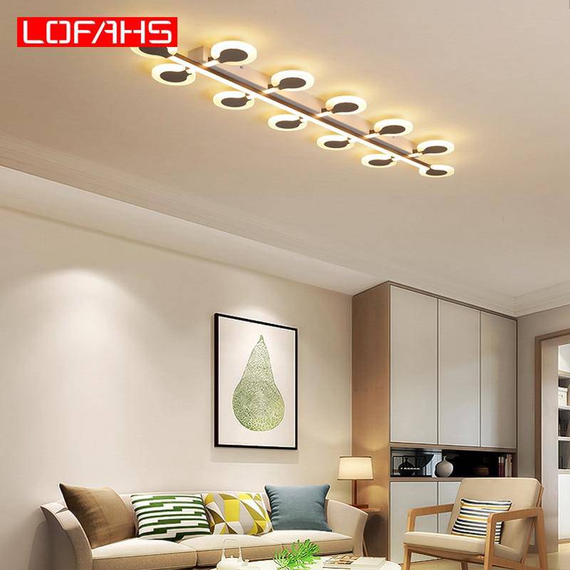 Plafonnier moderne à LED barre à ronds Entrance