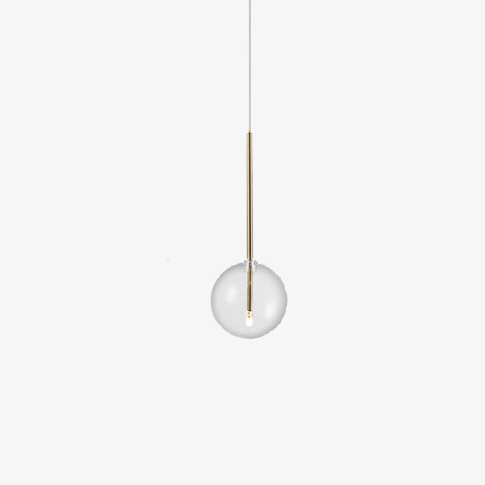 Suspension design avec boule en verre suspendue Dixie
