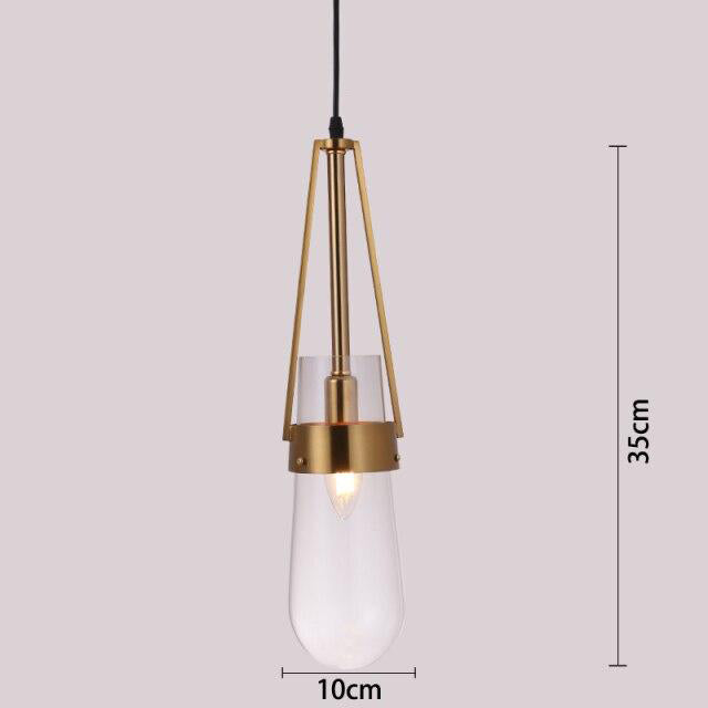 Suspension design en verre luxury Geralio