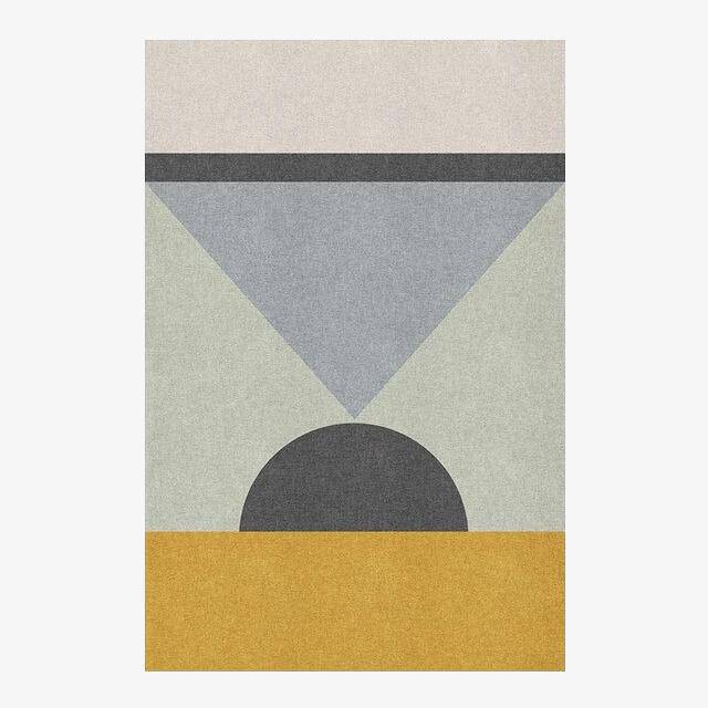 Tapis rectangle moderne géométrique basique Splice