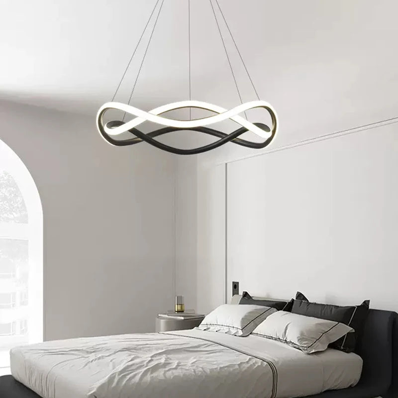 lustre suspendu moderne en led pour décoration intérieure - vue 4 sur 9