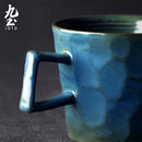 Tasse cafe ceramique artisanale style vintage rustique