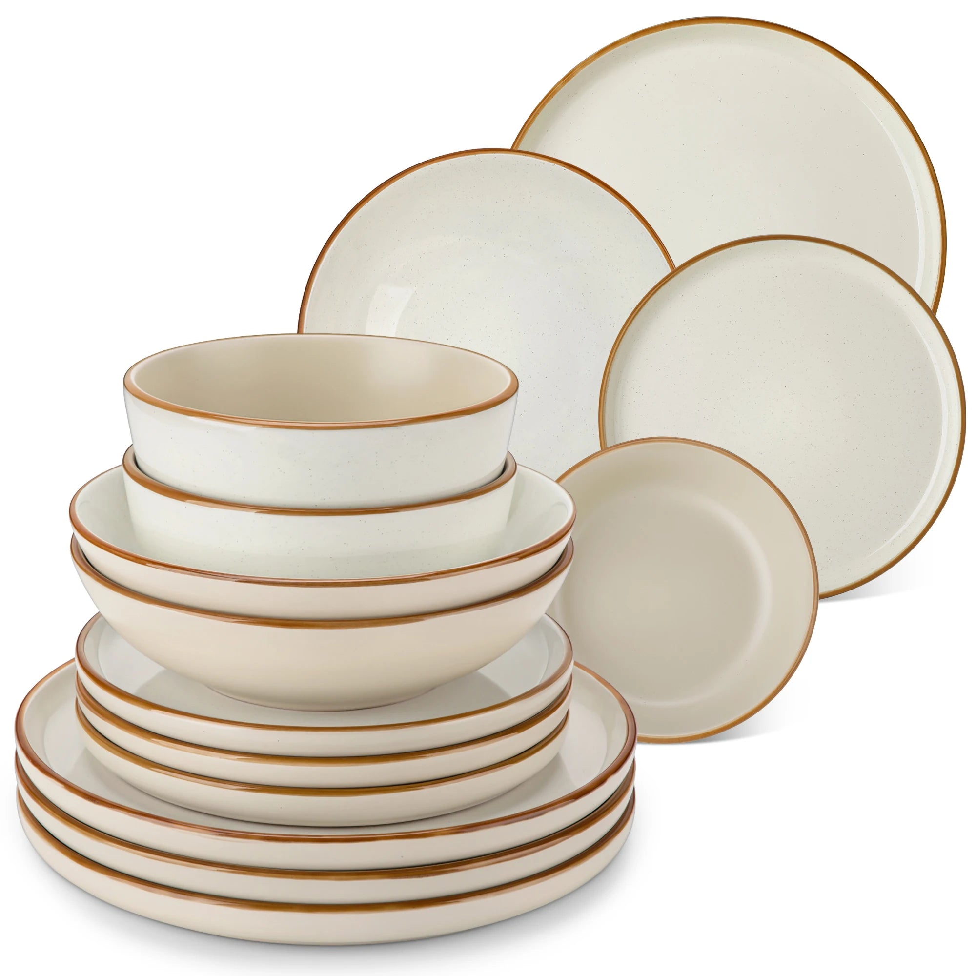 Service de table gres assiettes bols unis modernes