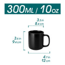 ensemble tasses café grès style moderne minimaliste