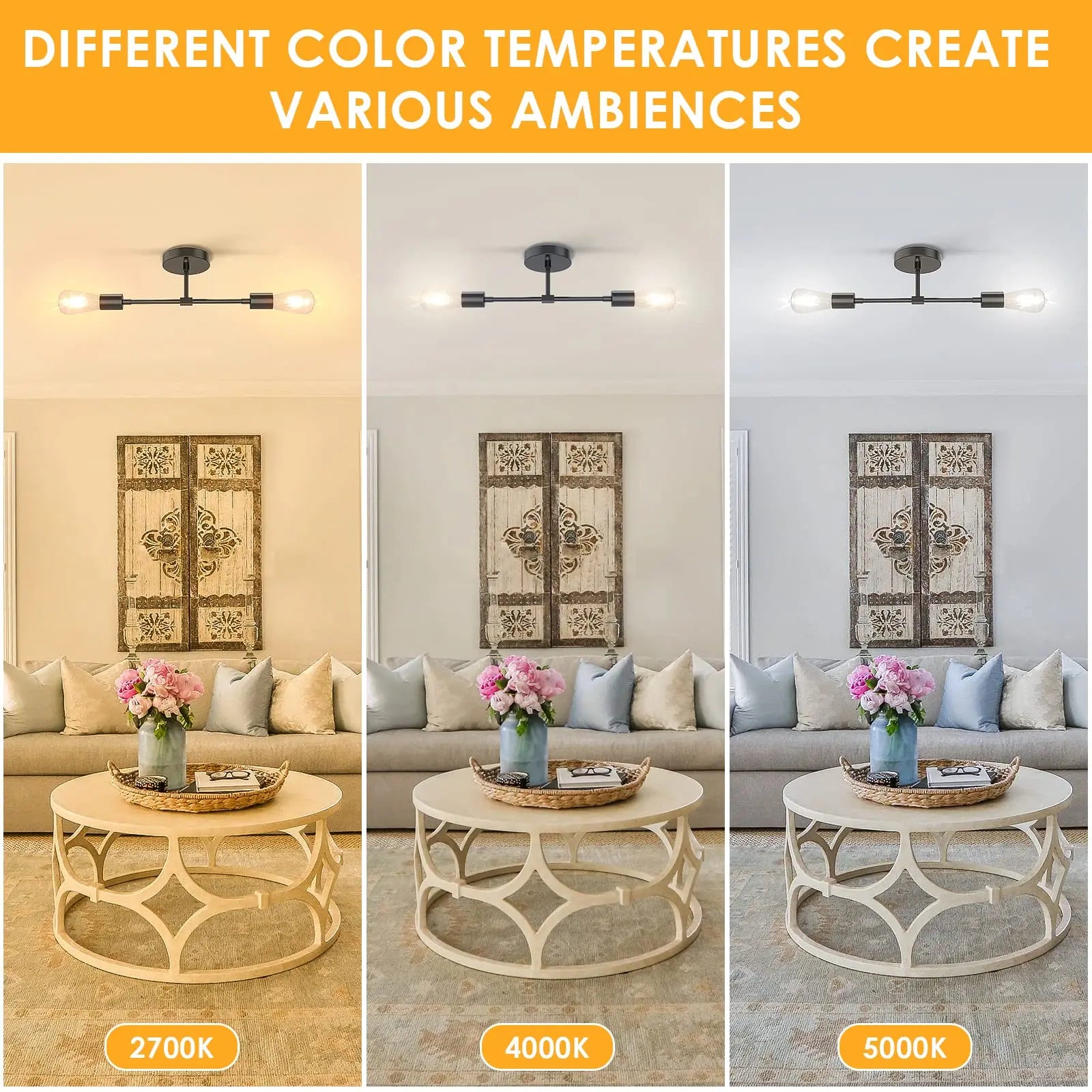 Applique LED moderne vintage intérieur - vue 7 sur 8