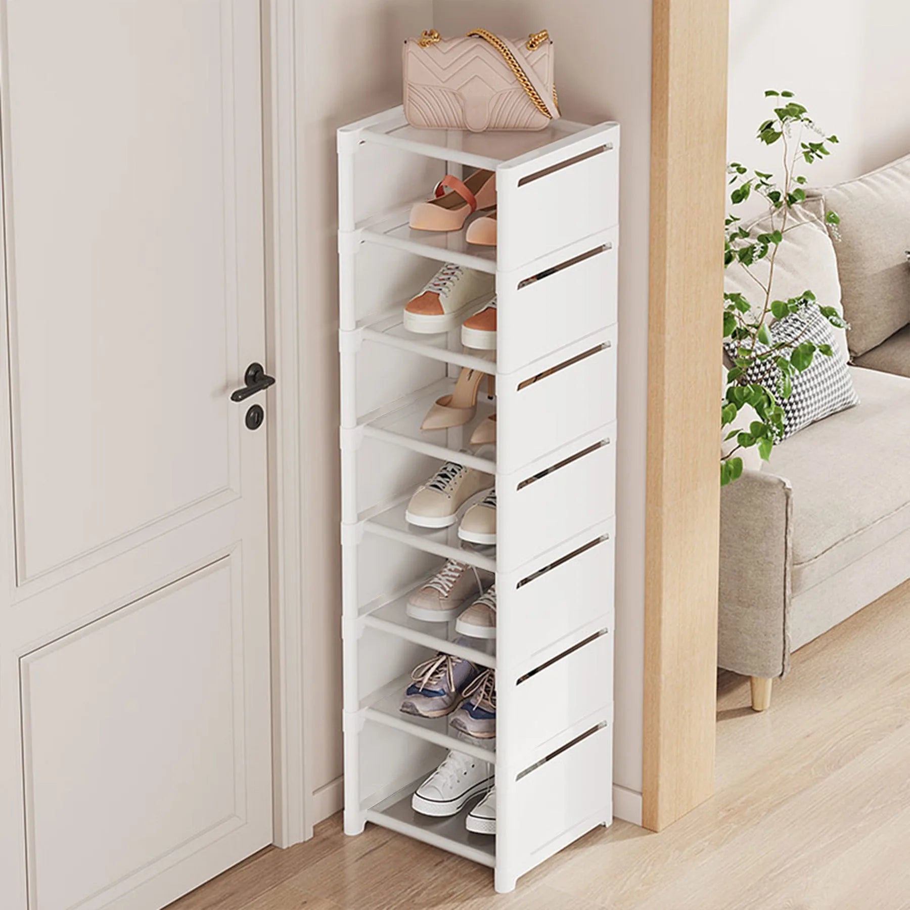 organisateur de chaussures empilable et réglable gain de place - vue 5 sur 15